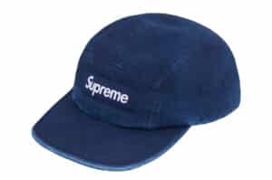 Supreme Washed Chino Twill Camp Cap (SS25) Royal