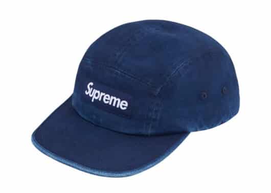 Supreme Washed Chino Twill Camp Cap (SS25) Royal