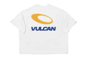 Vulcan Basic Logo Tee White Yellow #134