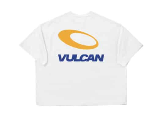 Vulcan Basic Logo Tee White Yellow #134