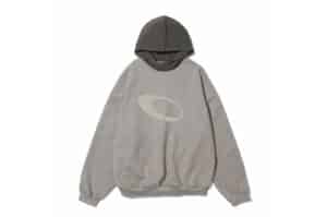 Vulcan Colour Block Logo Hoodie Grey/Dark Grey #122