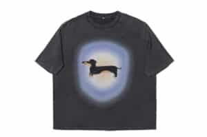 Vulcan Dachshund Tee Washed Black #137