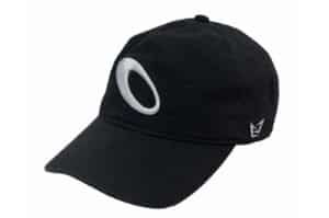 Vulcan Embroidered Logo Ball Cap Washed Black #016