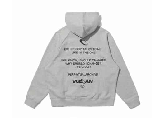 Vulcan Loading Hoodie Washed Light Grey #044