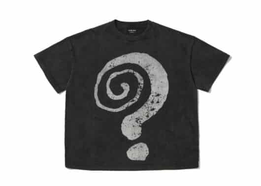 Vulcan Question Mark Mickey Tee Washed Black #051