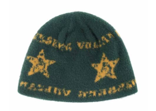 Vulcan Stars Beanie Green Yellow #107