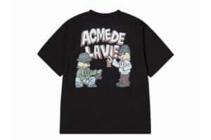ADLV AC Bear Graffiti Tee Black