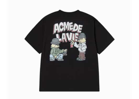 ADLV AC Bear Graffiti Tee Black