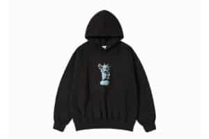 ADLV AC Bear Statue Of Liberty Hoodie Black