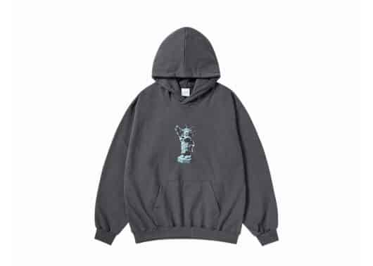 ADLV AC Bear Statue Of Liberty Hoodie Charcoal
