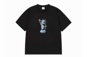 ADLV AC Bear Statue Of Liberty Tee Black
