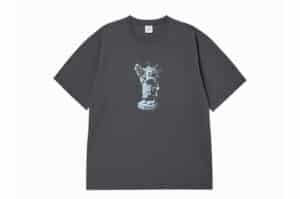ADLV AC Bear Statue Of Liberty Tee Charcoal