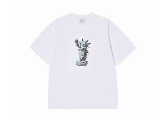ADLV AC Bear Statue Of Liberty Tee White