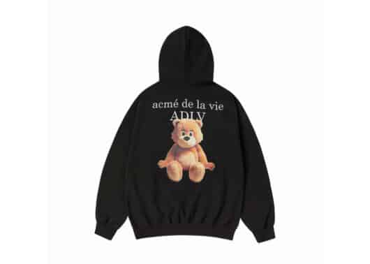 ADLV-Ac-Bear-Basic-Logo-Hoodie-Black