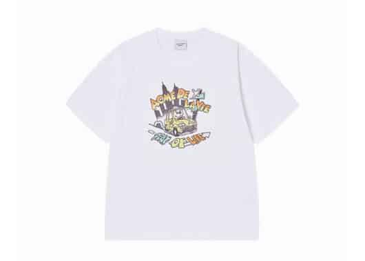 ADLV Taxi Driver Tee White