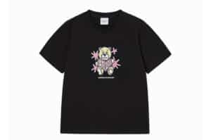 ADLV Woman AC Bear Heart Tee Black