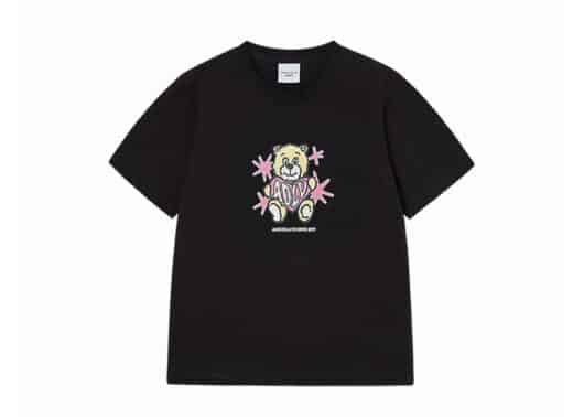 ADLV Woman AC Bear Heart Tee Black