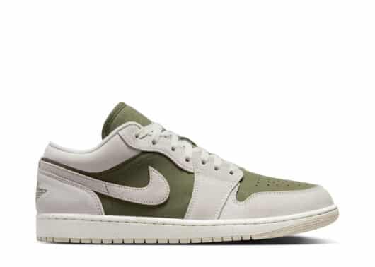 Air Jordan 1 Low SE Medium Olive Sail