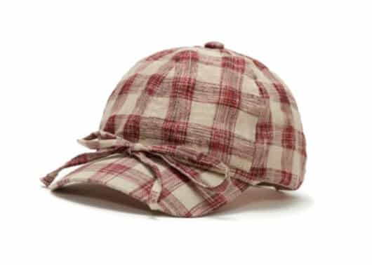 Awesome-Needs-Basic-Ball-Cap-Ribbon-Check-Cherry