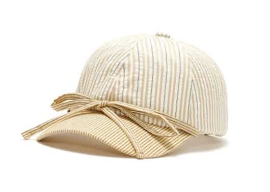 Awesome-Needs-Basic-Ball-Cap-Ribbon-Stripe-Yellow