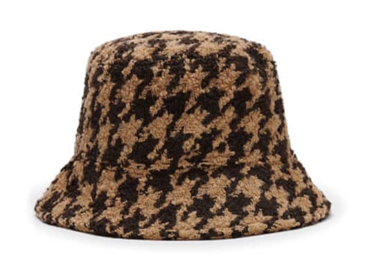 Awesome Needs Classic Bucket Hat Check Brown
