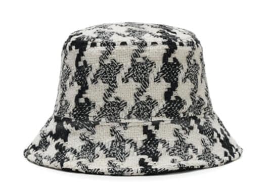 Awesome Needs Classic Bucket Hat Check White
