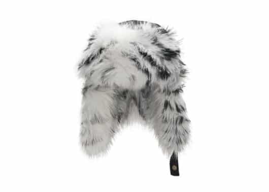Awesome Needs Fur Trapper Hat Black