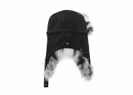 Awesome Needs Fur Trapper Hat Black - Image 2