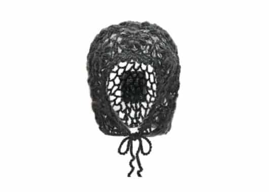 Awesome-Needs-Handicraft-Knit-Bonnet-Hat-Charcoal