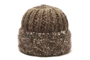 Awesome Needs Handicraft Knit Popcornhat Brown