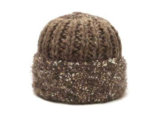 Awesome Needs Handicraft Knit Popcornhat Brown