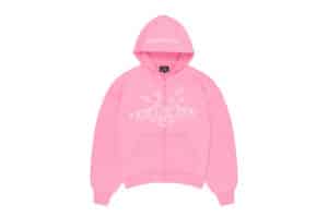 Broken Planet Basic Zip-Up Hoodie Pink