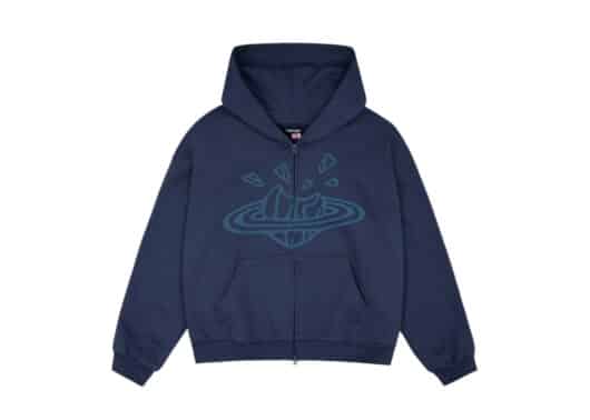 Broken Planet Basic Zip-up Hoodie Navy