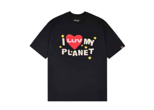Broken Planet Luv My Planet Tee Midnight Black