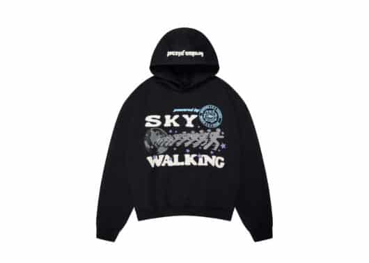 Broken Planet Sky Walking Hoodie Midnight Black