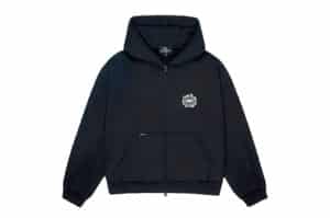 Broken Planet Sun Zip-up Hoodie Black