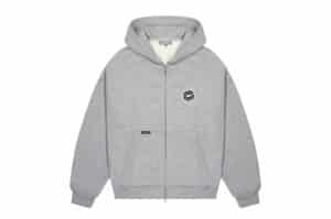 Broken Planet Sun Zip-up Hoodie Grey