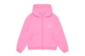 Broken Planet Sun Zip-up Hoodie Pink