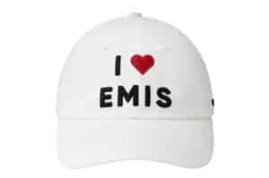 Emis-I-Love-Emis-Ball-Cap-White