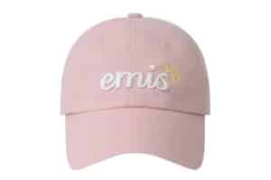 Emis-Lettering-Logo-Ball-Cap-Pink