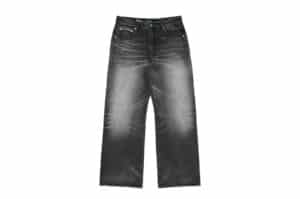 Haonanhuang-Distressed-Raw-Edge-Frayed-Denim-Pants-Black-H811