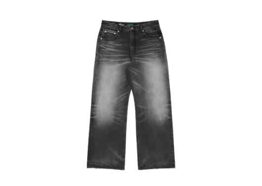 Haonanhuang-Distressed-Raw-Edge-Frayed-Denim-Pants-Black-H811