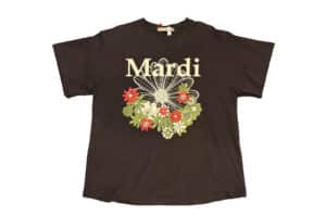 Mardi-Mercredi-FlowerMardi-Jardin-Tee-Black-Ivory