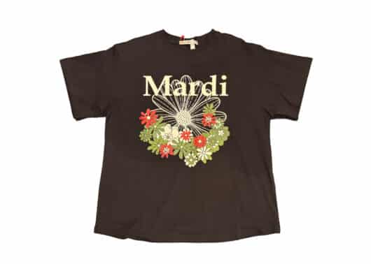 Mardi-Mercredi-FlowerMardi-Jardin-Tee-Black-Ivory