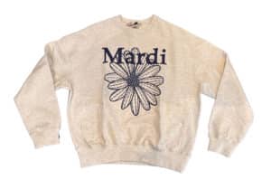 Mardi-Mercredi-Flowermardi-Needlework-Crewneck-Oatmeal-Navy