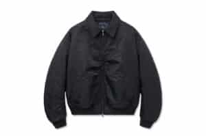 Matin-Kim-Applique-Logo-Shirring-Bomber-Jumper-Black-JP027-W