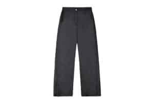 Matin Kim Back Tuck Detail Denim Like Pants Black PT032