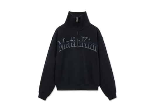 Matin-Kim-Cut-Out-Half-Zip-Sweatshirt-Black-MT004-W