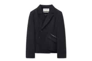 Matin Kim Cut Out Point String Blazer Black JK005