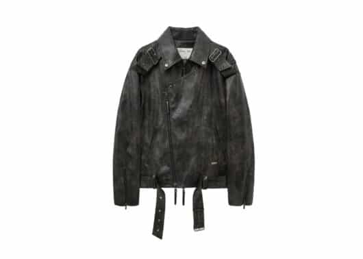 Matin-Kim-Faux-Leather-Belted-Rider-Jumper-Charcoal-JP041